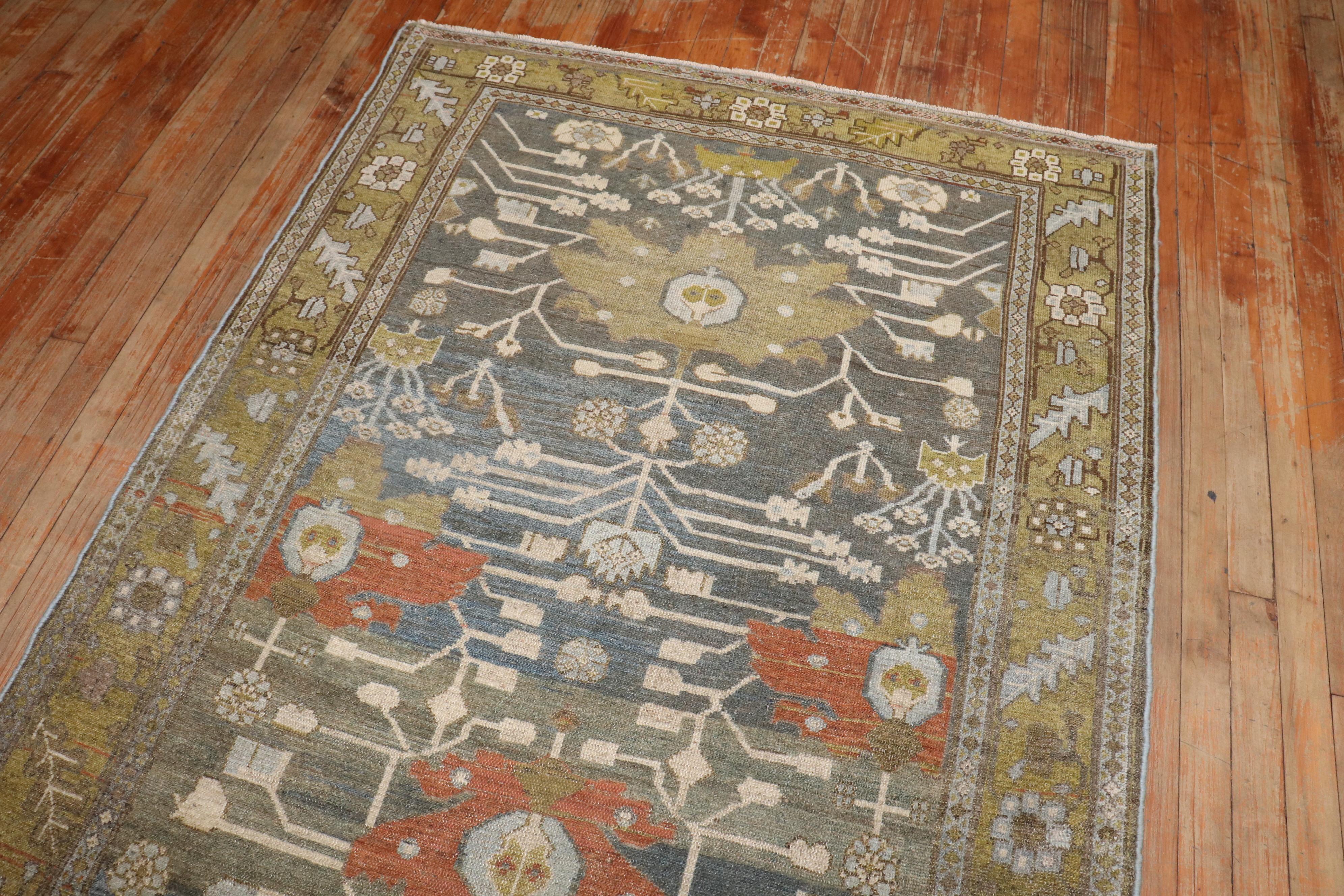 Zabihi Collection Persischer Malayer-Teppich (Handgeknüpft) im Angebot
