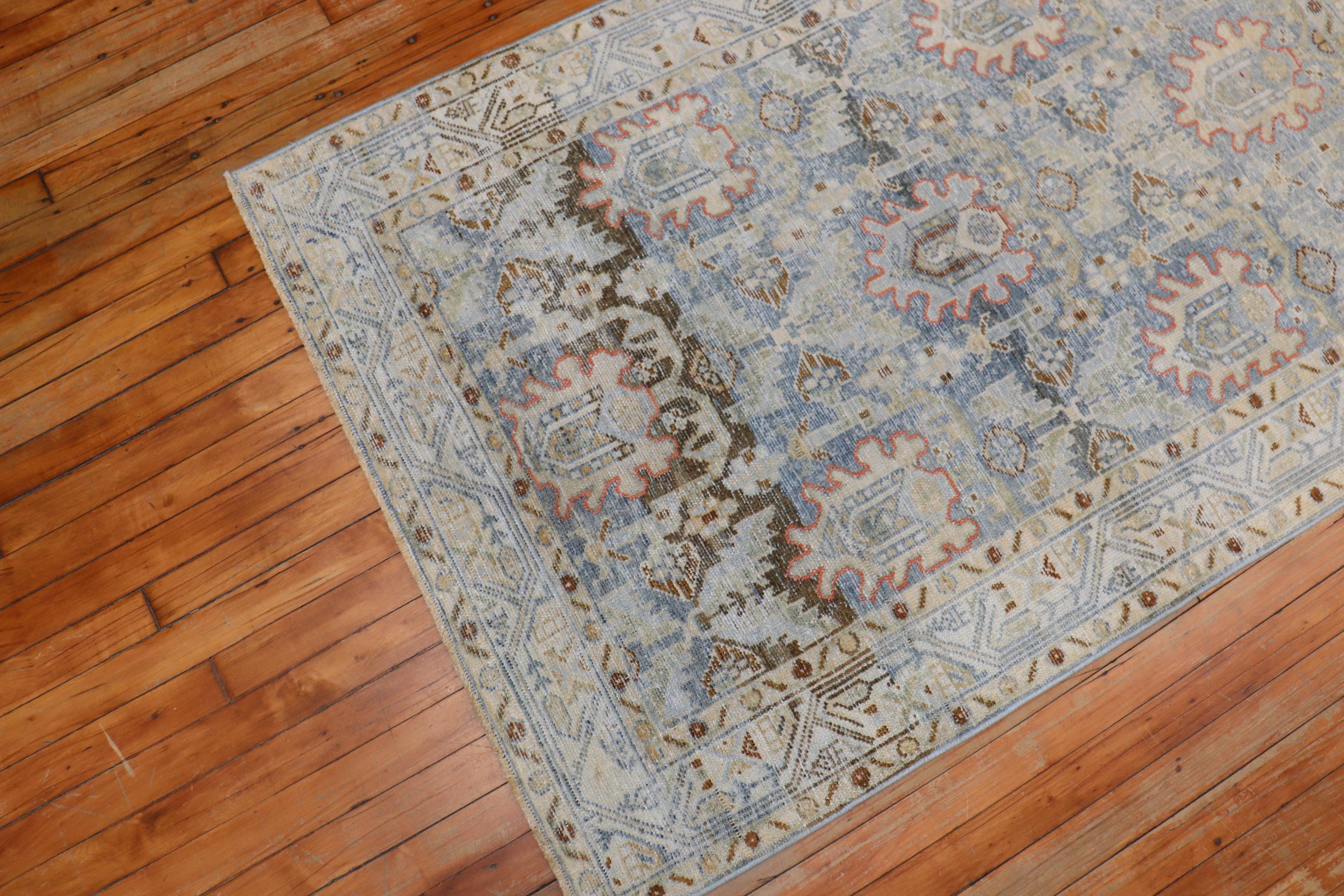 20th Century Zabihi Collection Persian Malayer Scatter Rug For Sale
