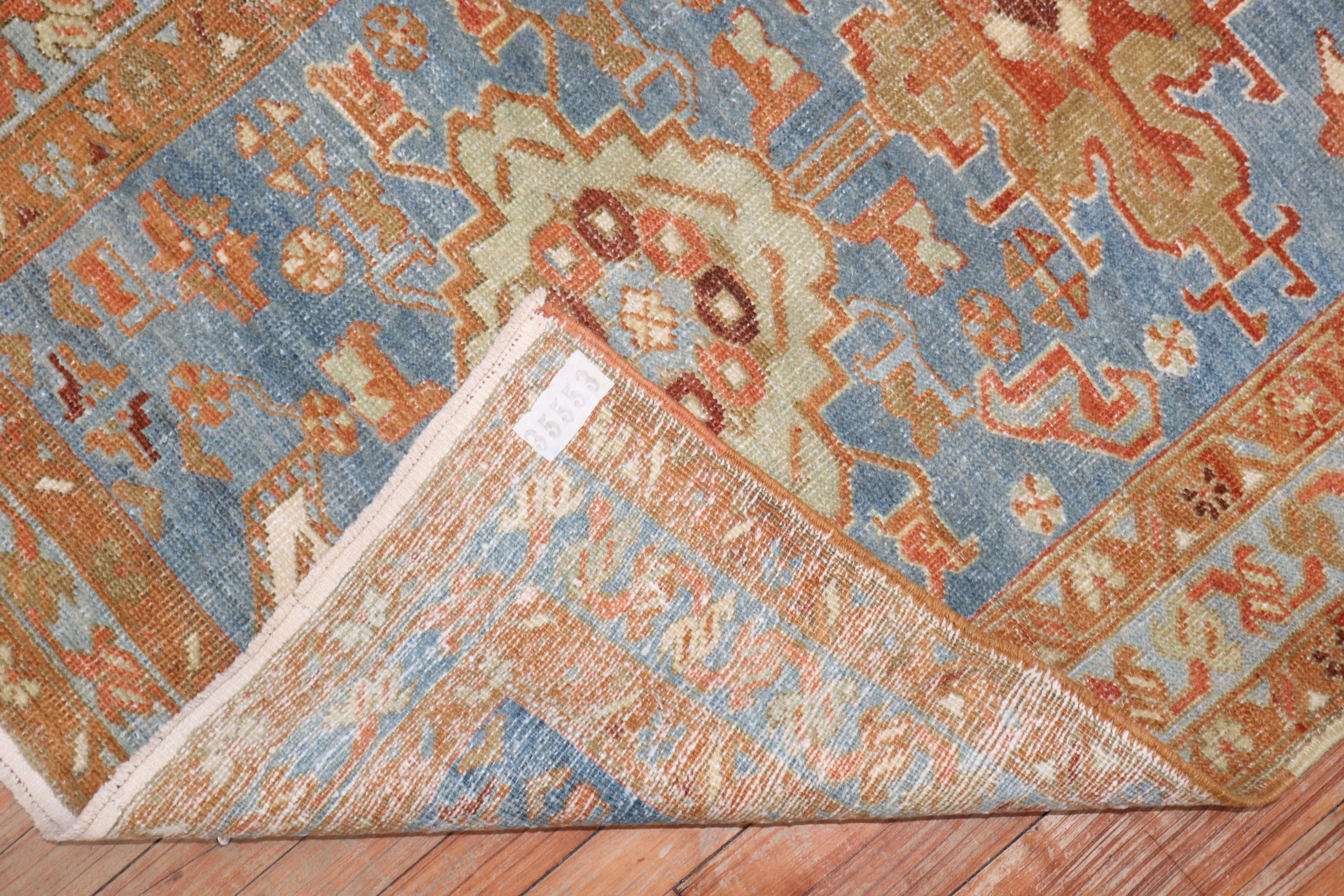 Zabihi Kollektion Persischer Malayer Kleiner Läufer (Tabriz) im Angebot