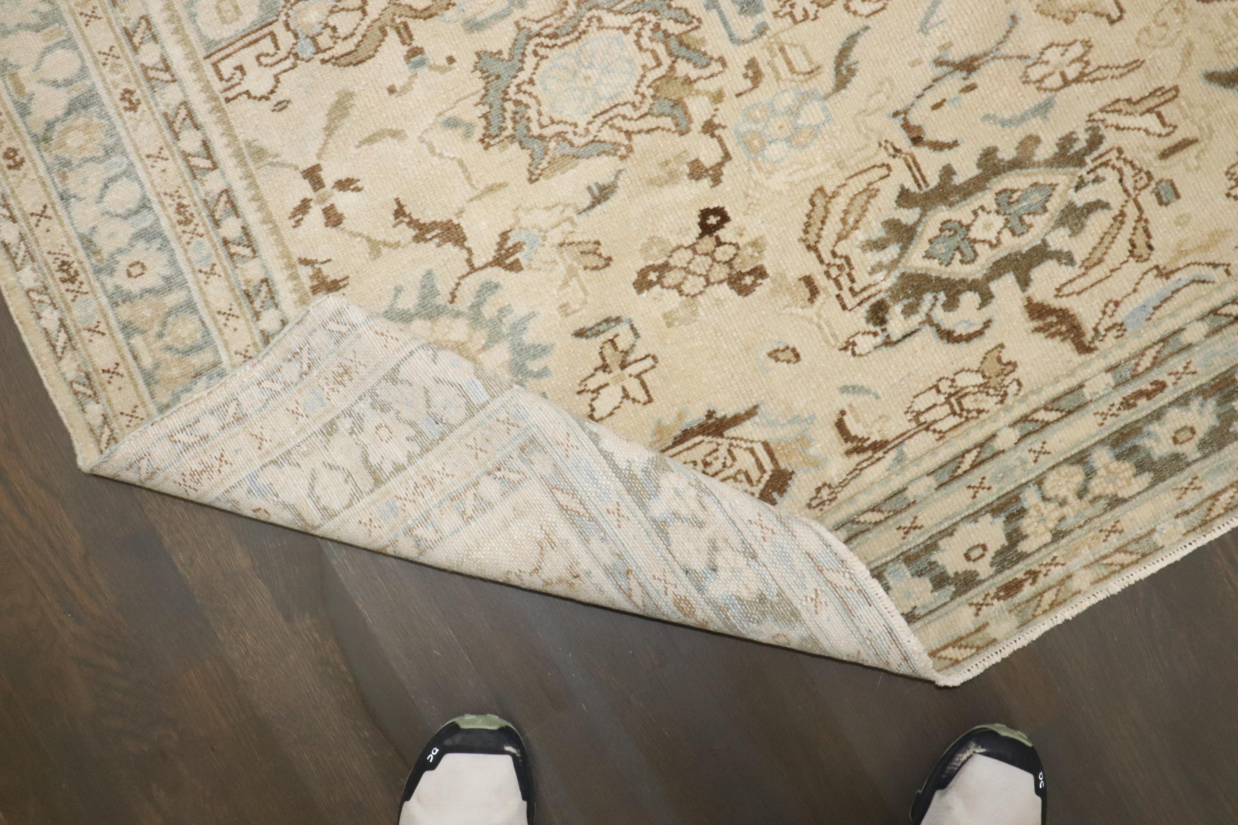 Zabihi Collection Persisch Malayer Vintage Teppich im Angebot 3