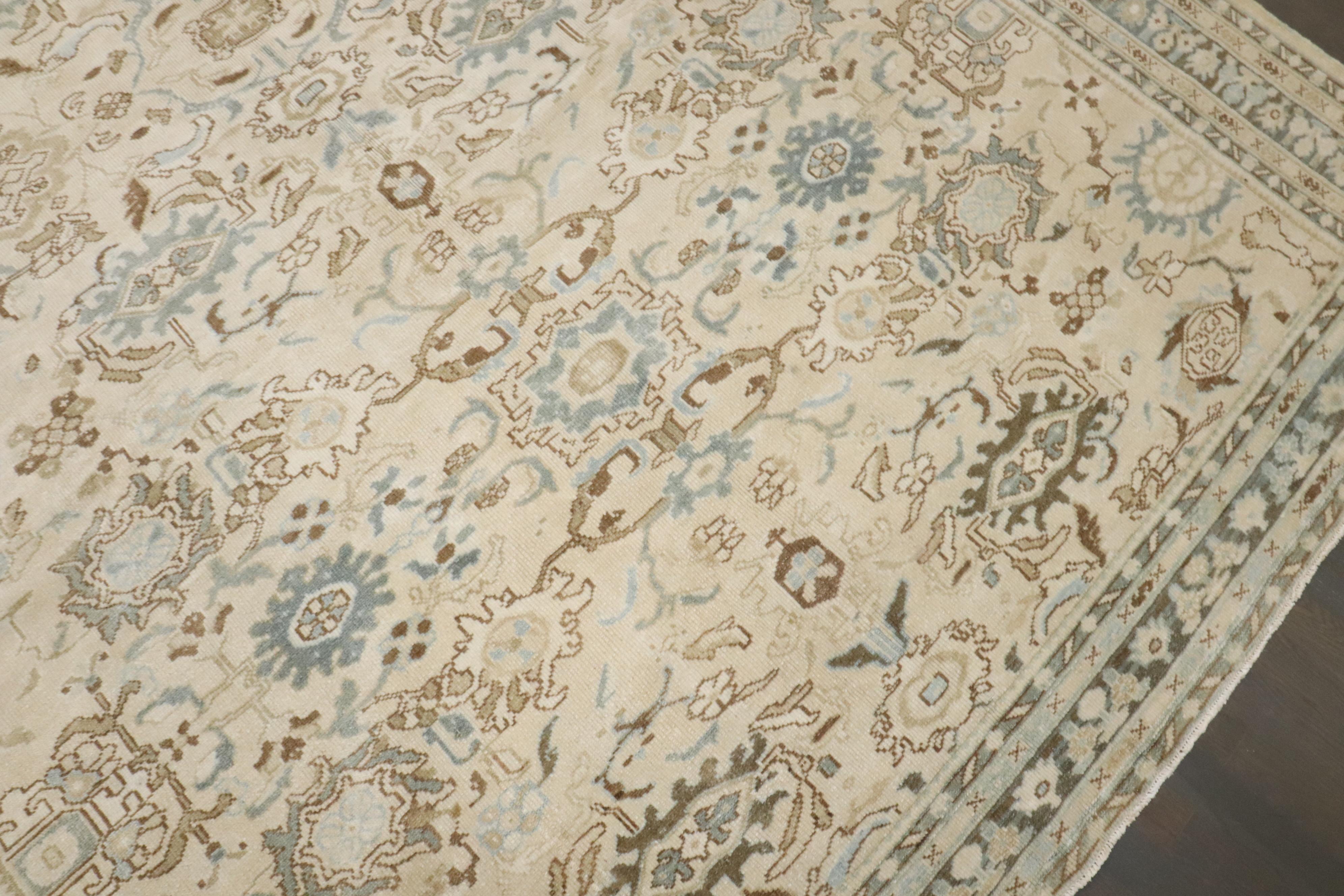 Zabihi Collection Persisch Malayer Vintage Teppich im Angebot 4
