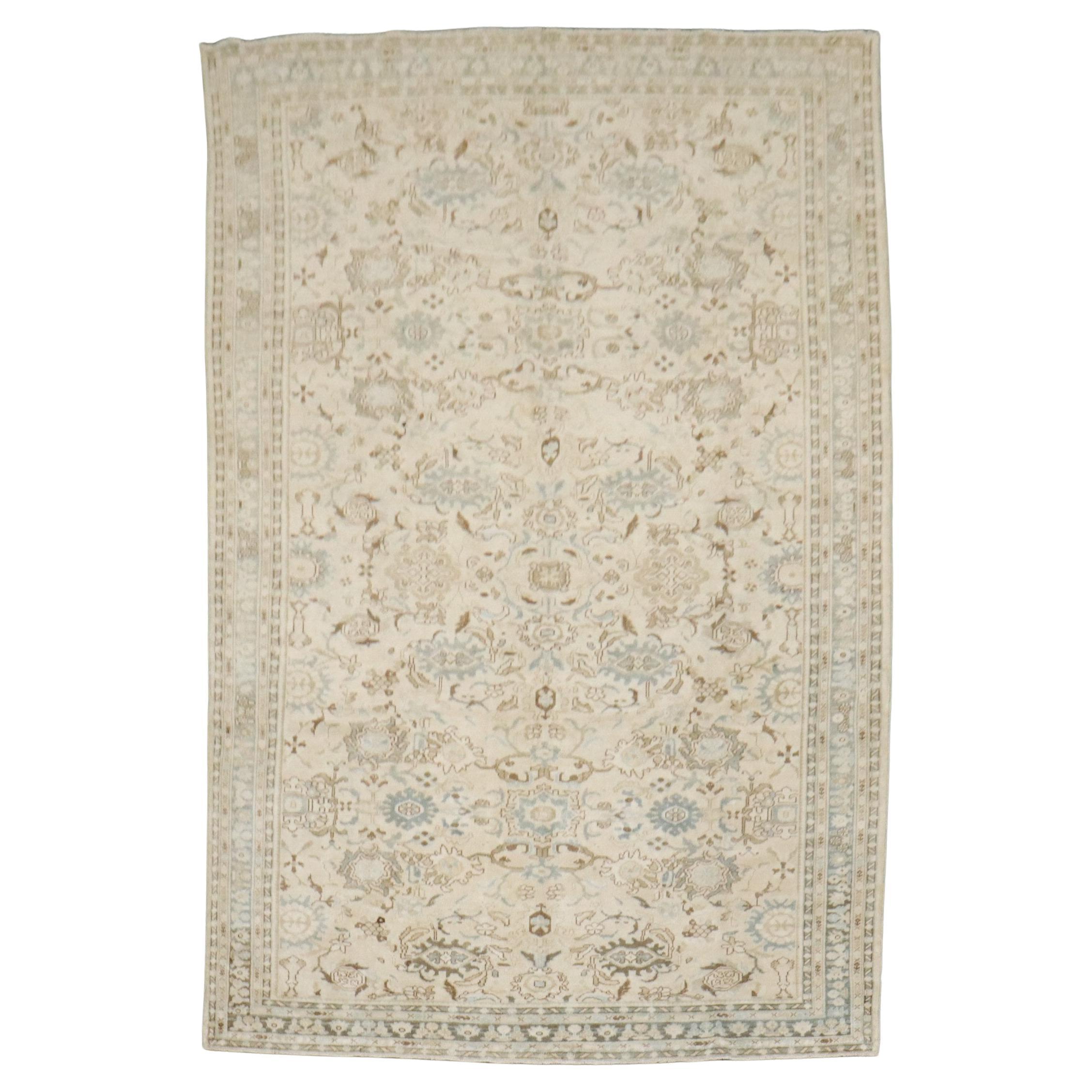 Zabihi Collection Persisch Malayer Vintage Teppich im Angebot