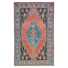 Zabihi Collection Persian Mazlagan Malayer Accent Rug