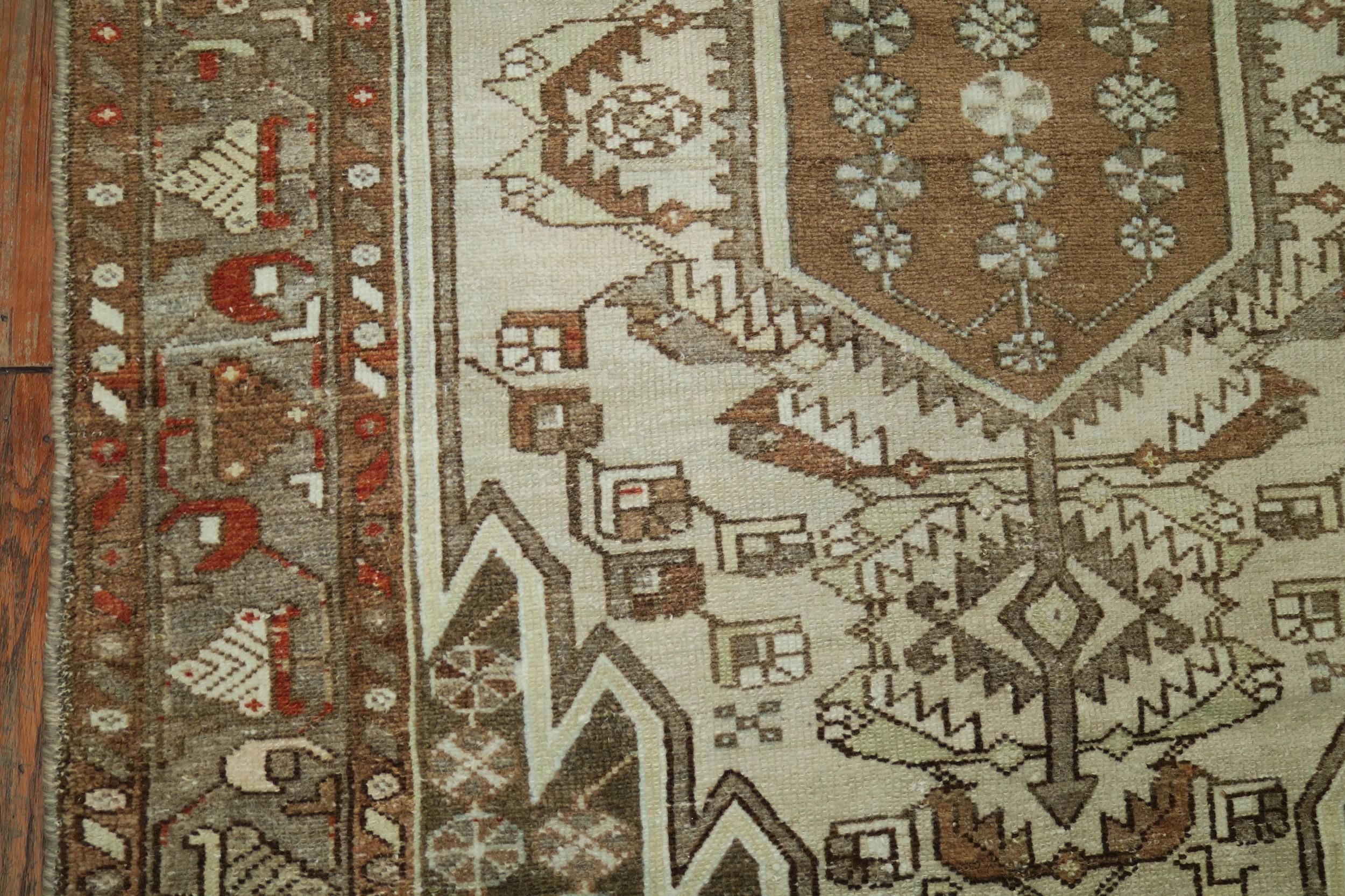 Hand-Knotted Zabihi Collection Persian Mazlagan Malayer Rug For Sale