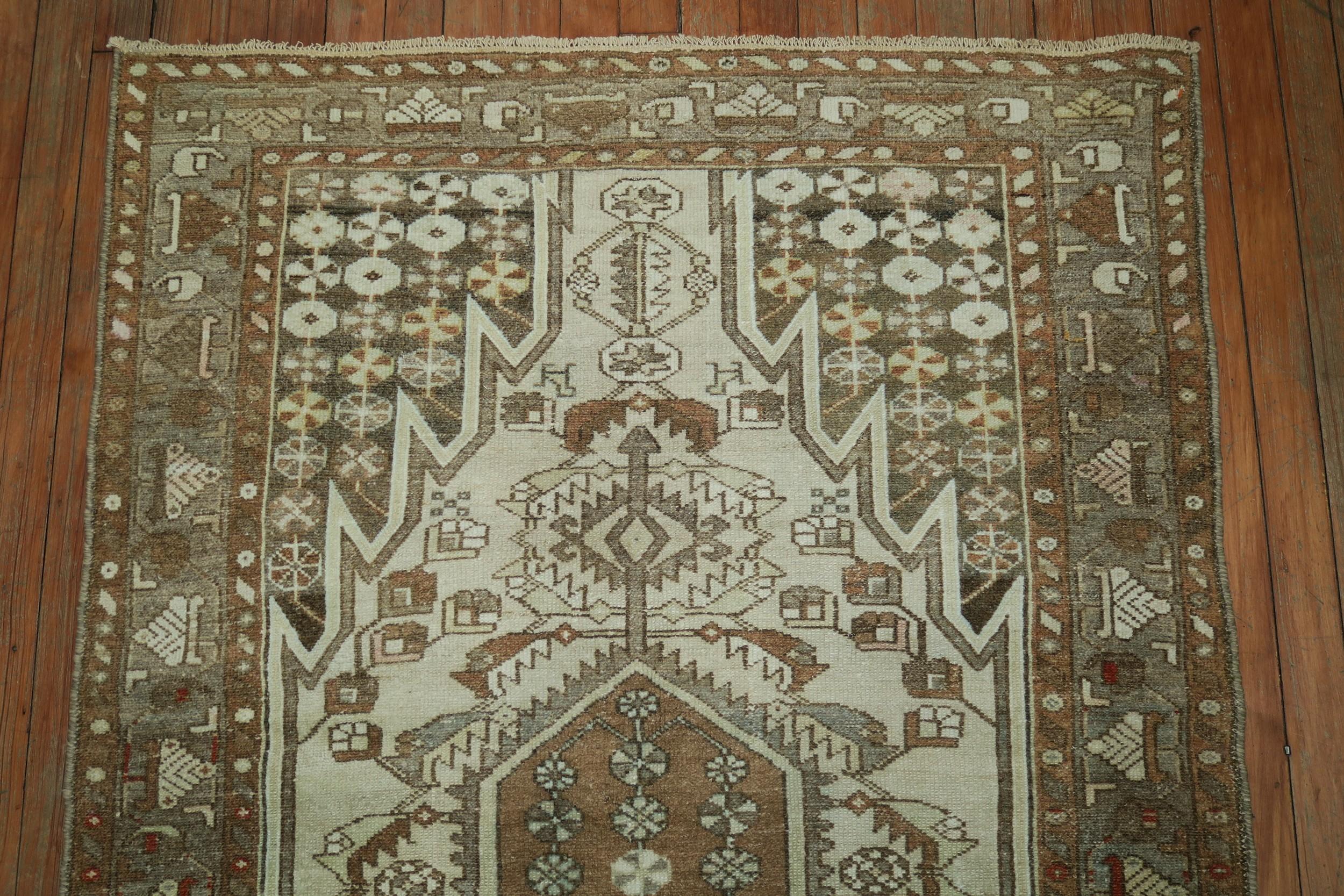 20th Century Zabihi Collection Persian Mazlagan Malayer Rug For Sale