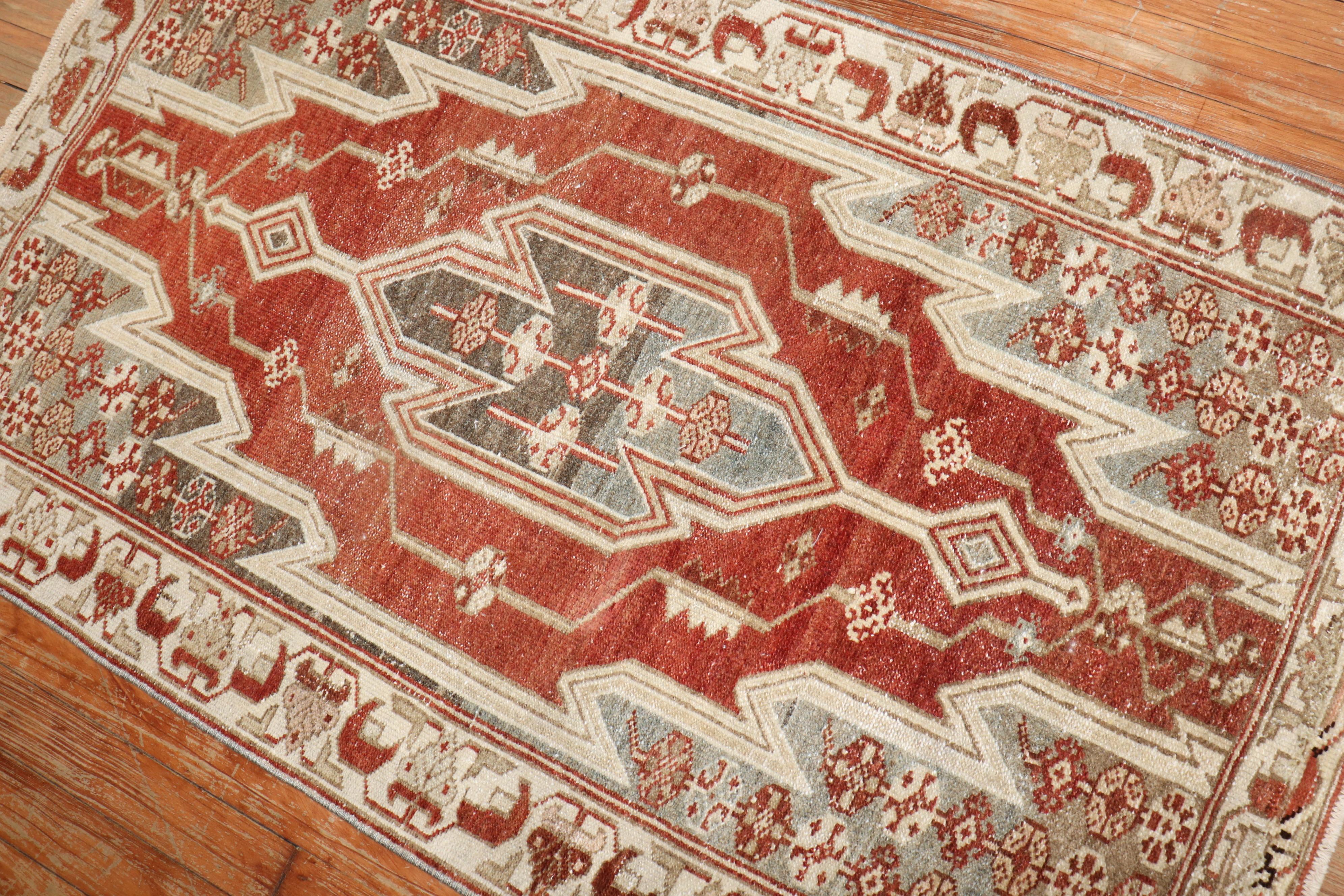XX secolo Tappeto Zabihi Collection Persian Mazlagan Malayer in vendita