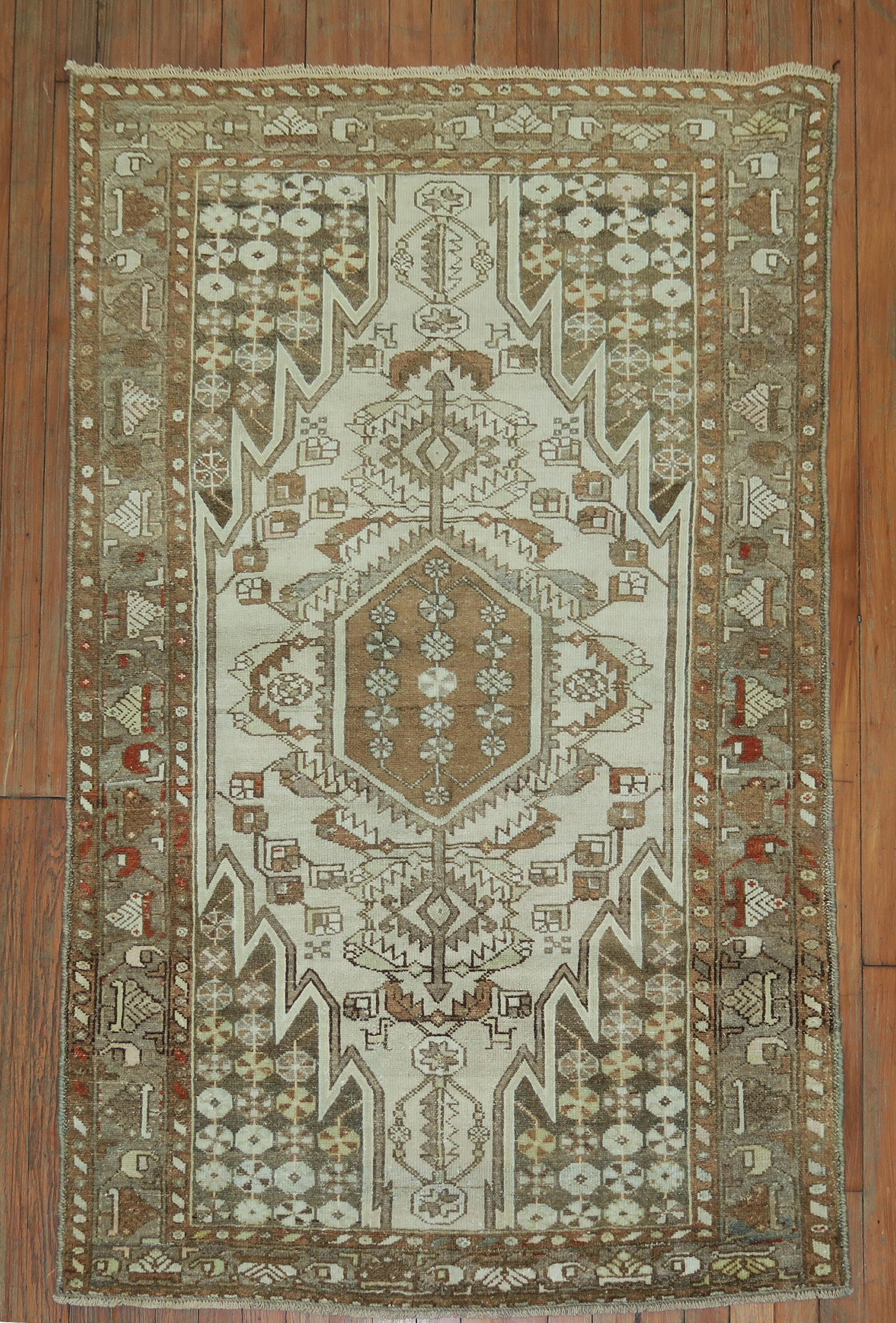 Zabihi Collection Persian Mazlagan Malayer Rug For Sale 2