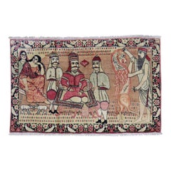 Tappeto Zabihi Collection'S Persian Pictorial Lavar Kerman