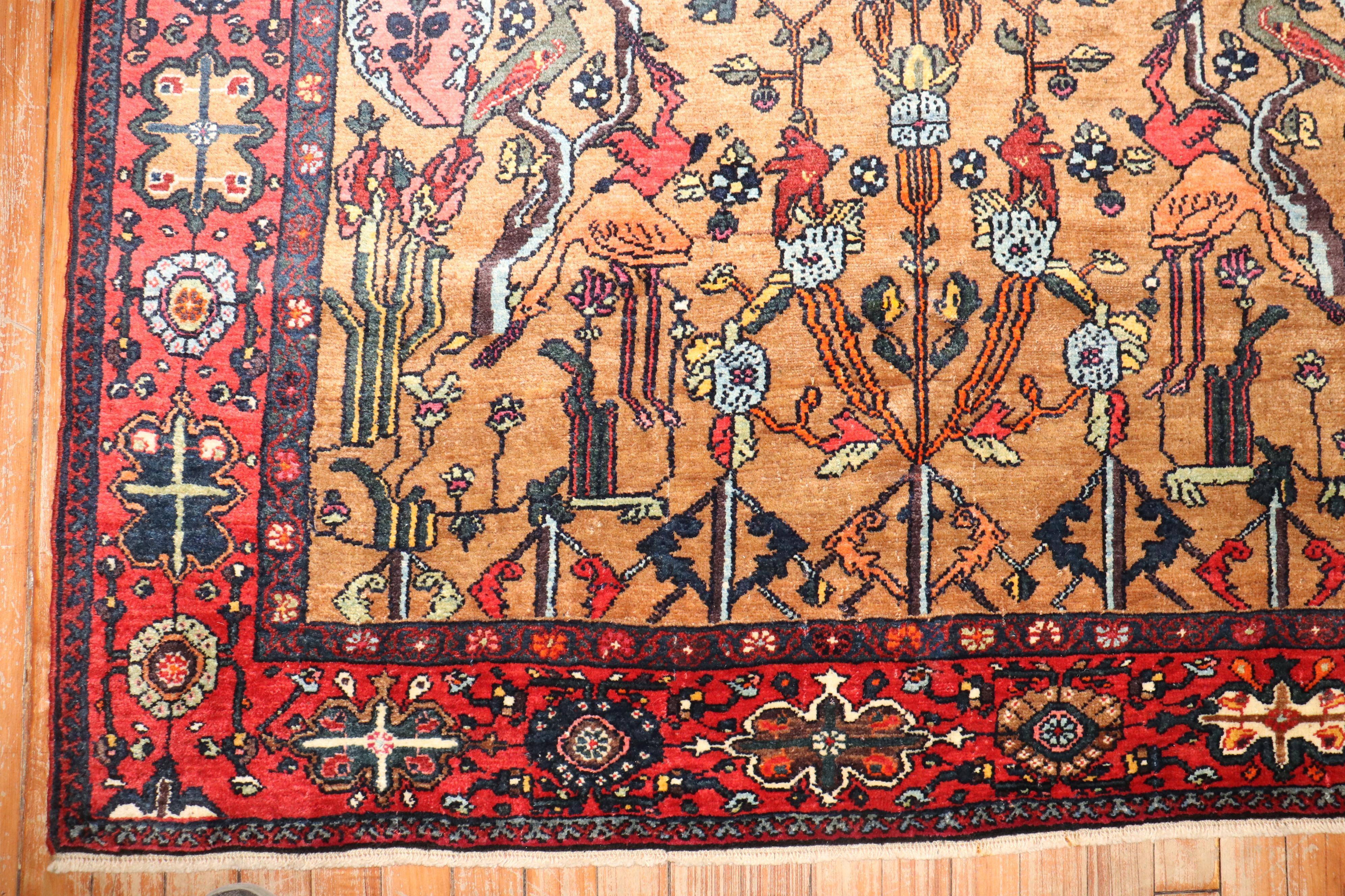 Zabihi Kollektion Persischer Pictorial-Teppich (Islamisch) im Angebot