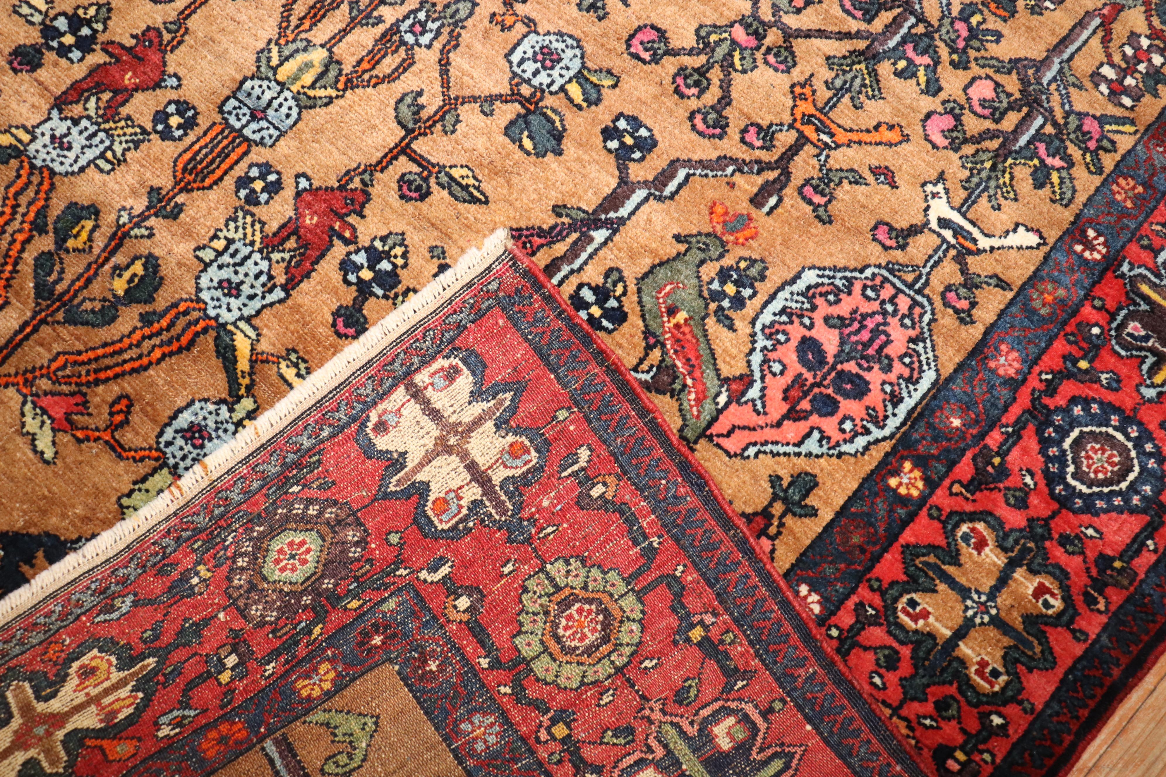 Zabihi Kollektion Persischer Pictorial-Teppich (20. Jahrhundert) im Angebot