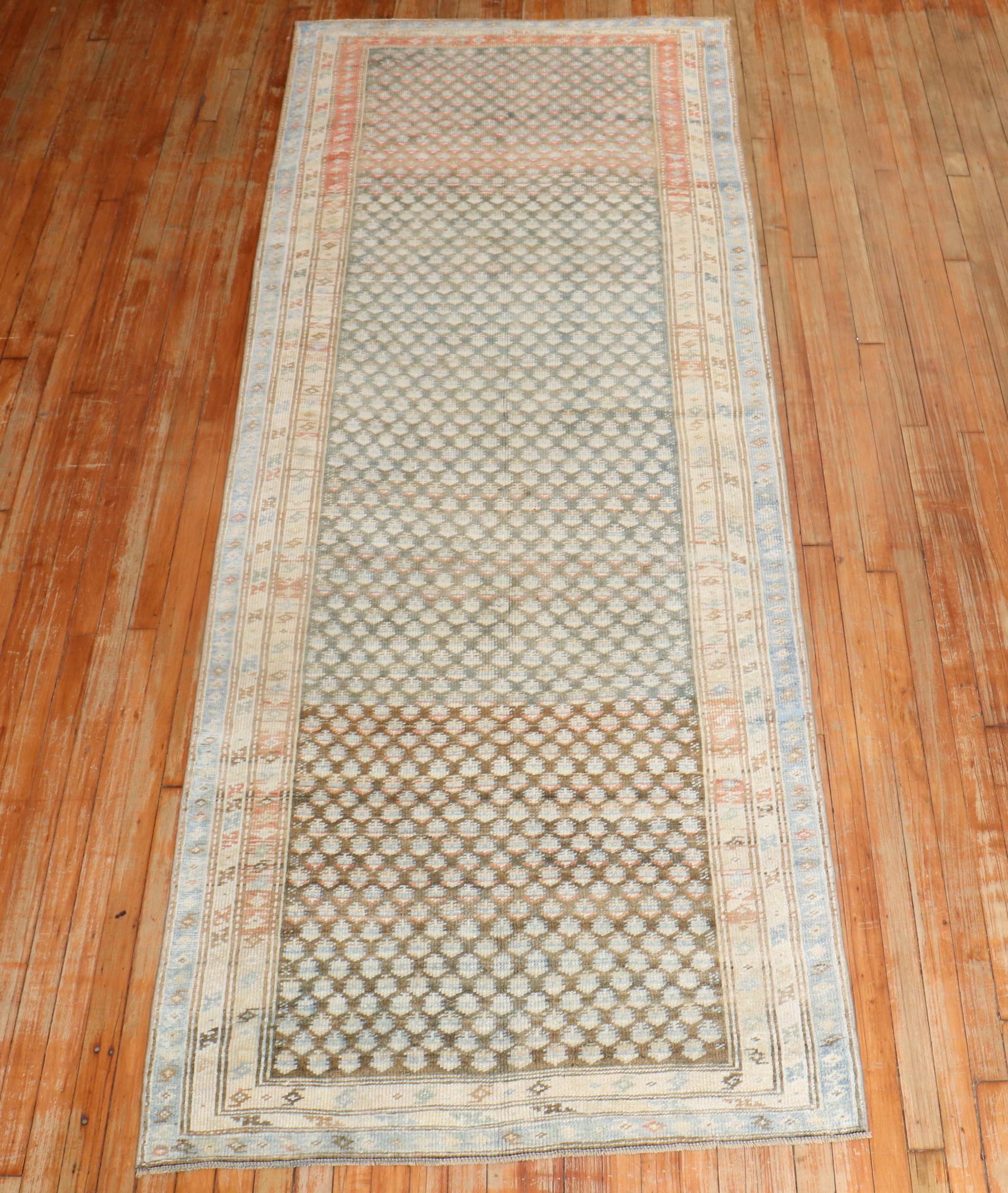 Malayer Zabihi Collection Persian Seraband Antique Runner For Sale