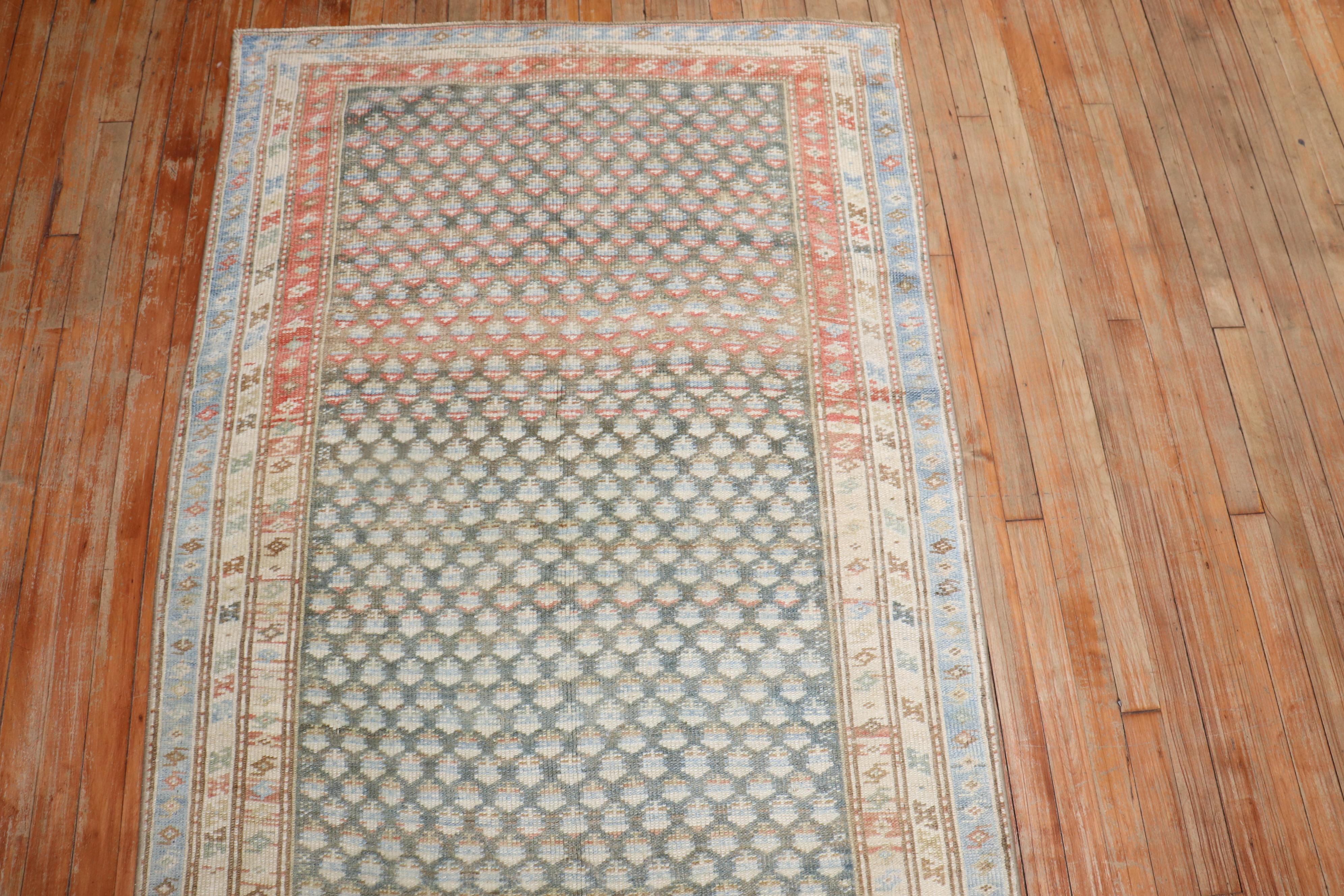 20th Century Zabihi Collection Persian Seraband Antique Runner For Sale