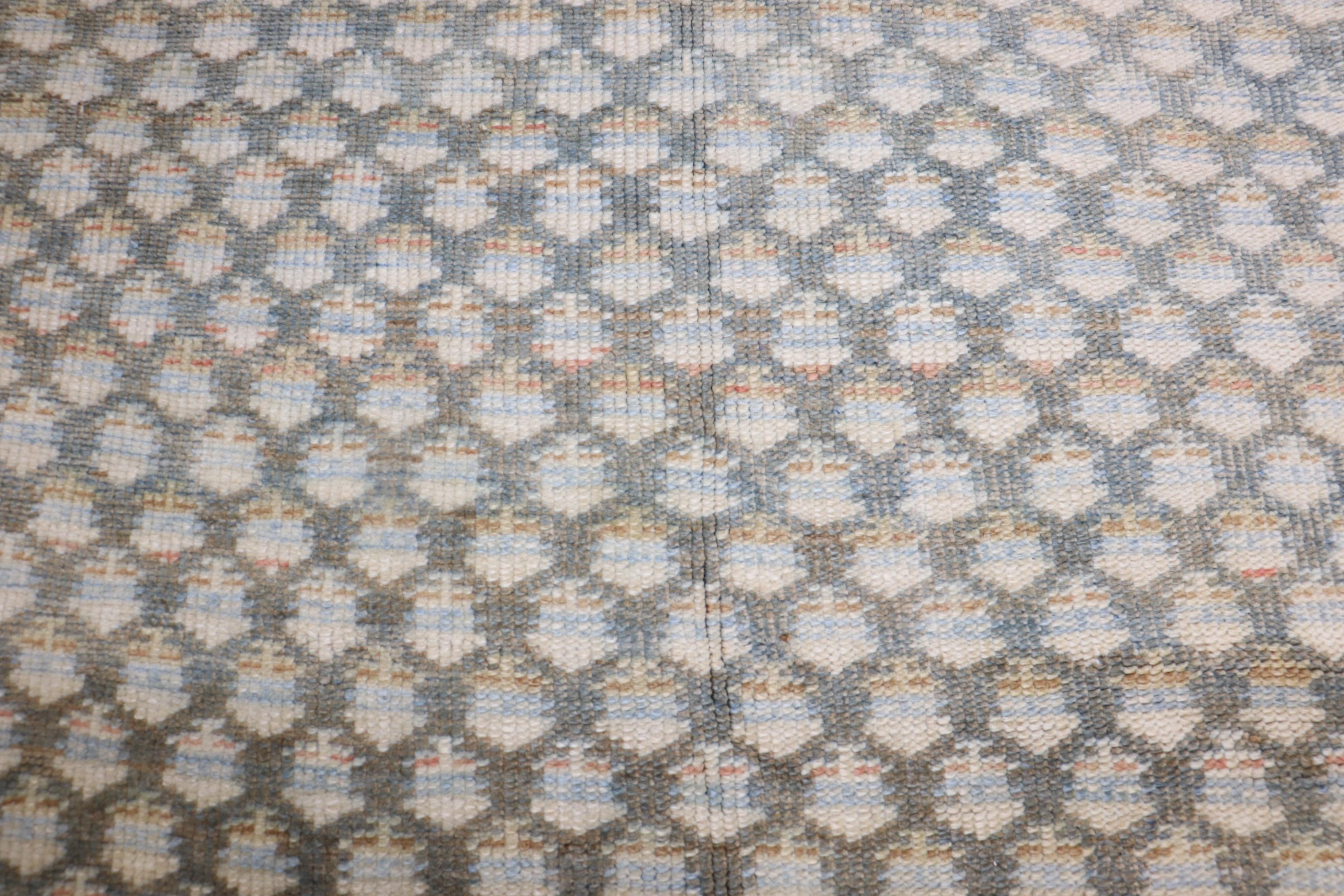Wool Zabihi Collection Persian Seraband Antique Runner For Sale