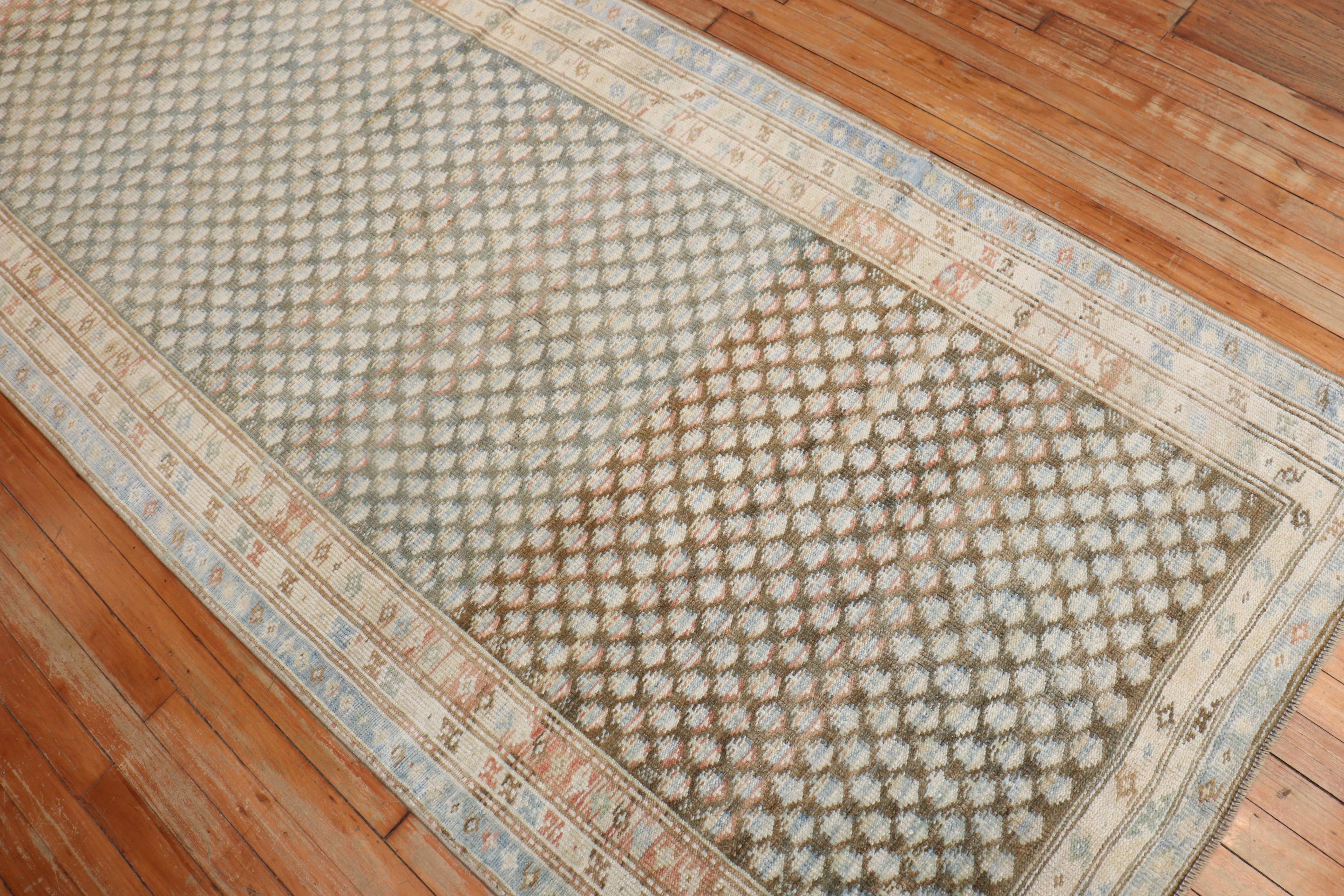 Zabihi Collection Persian Seraband Antique Runner For Sale 1