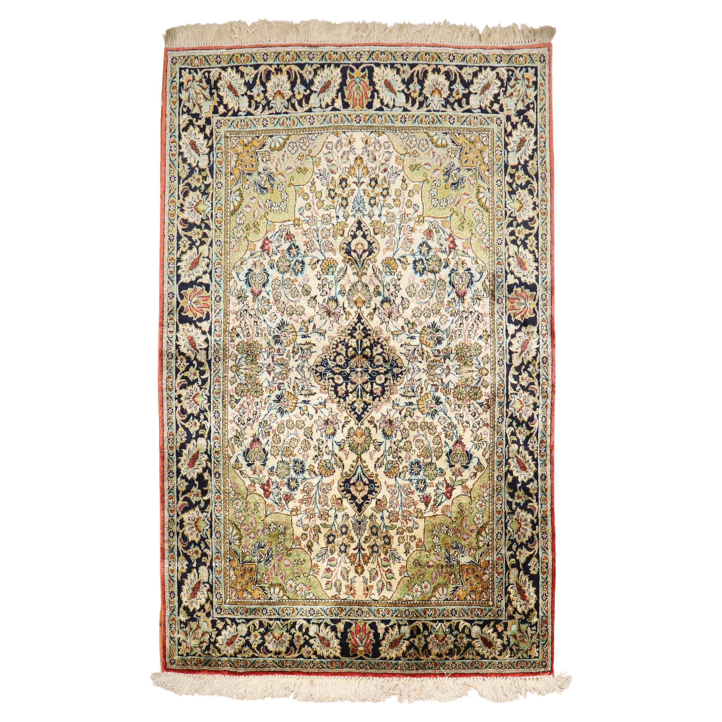 Tappeto Qum in seta persiana della Collection'S di Zabihi