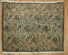 Zabihi Collection Persischer Quadratischer Mini-Teppich