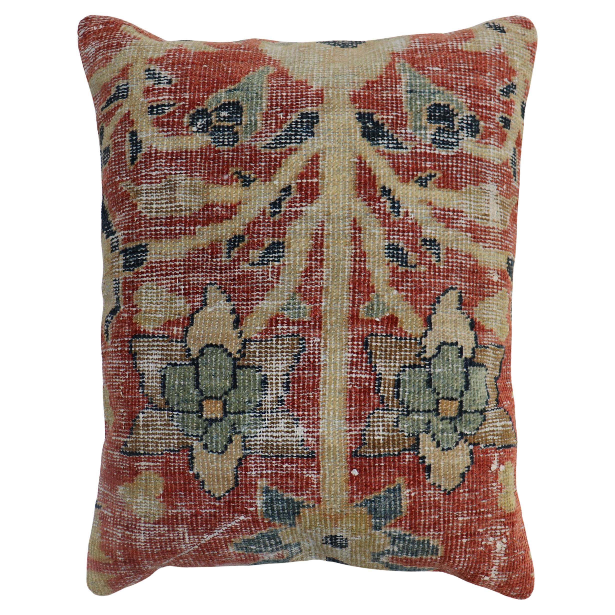 Zabihi Collection Persian Sultanabad Rug Pillow