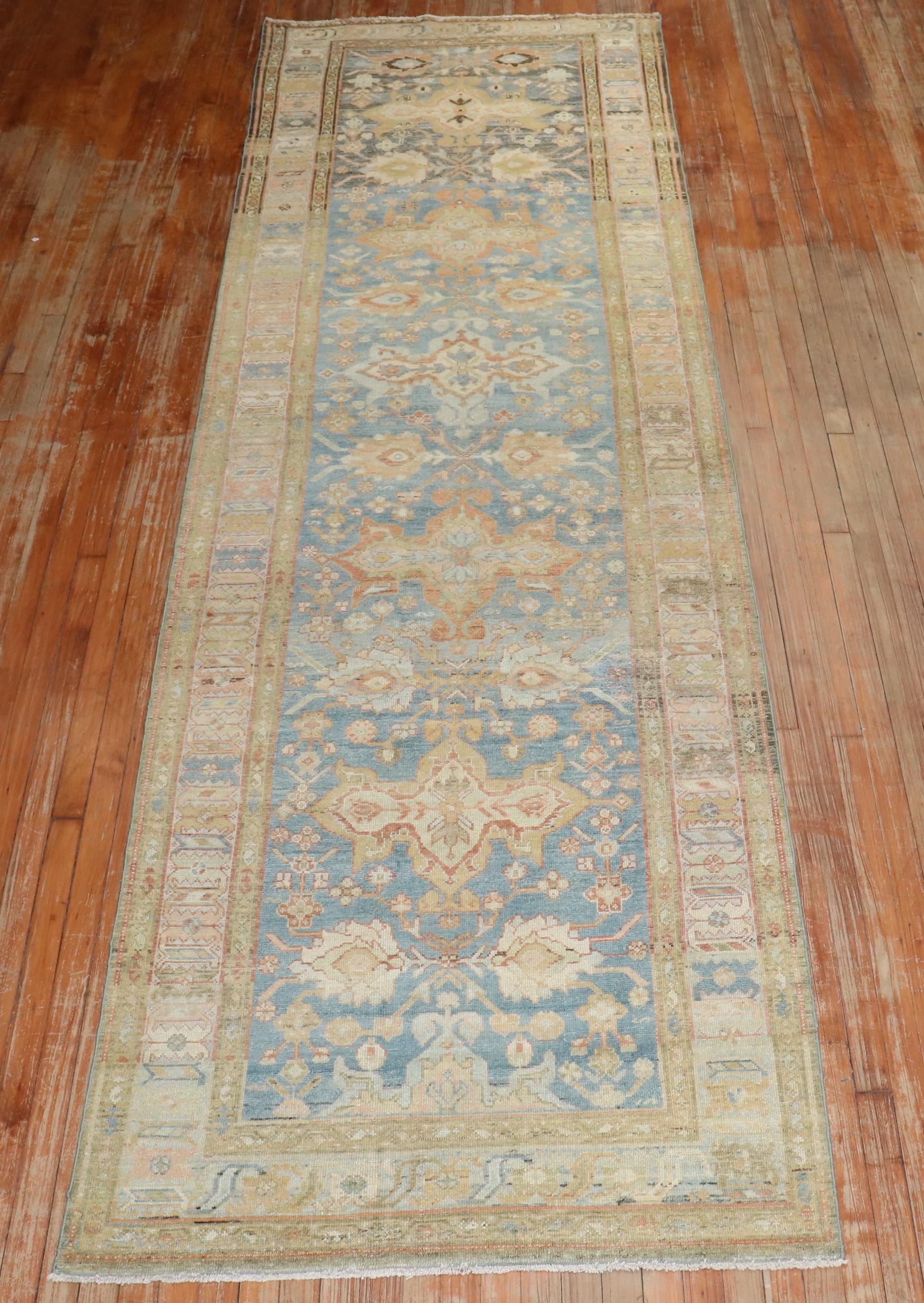 an early 20th century  wide and long Century Persian Runner 

Size: 3'10