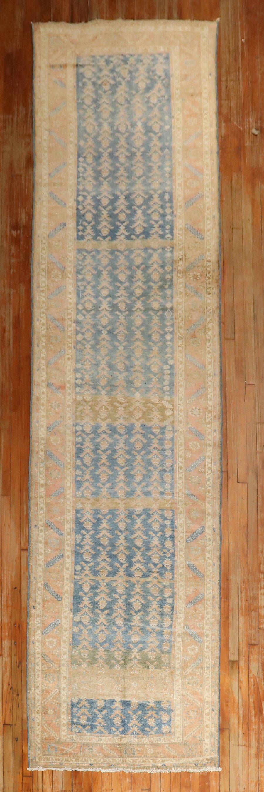 Zabihi Collection Persian Wide Long Vintage Runner For Sale 4