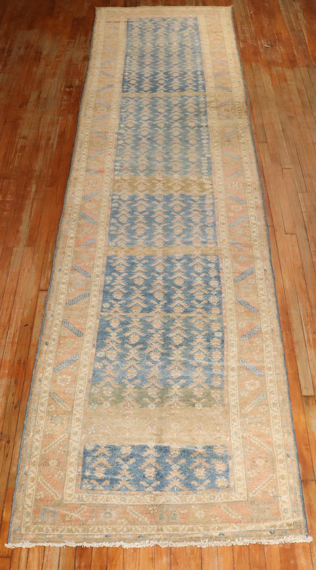 Zabihi Collection Persian Wide Long Vintage Runner For Sale 5
