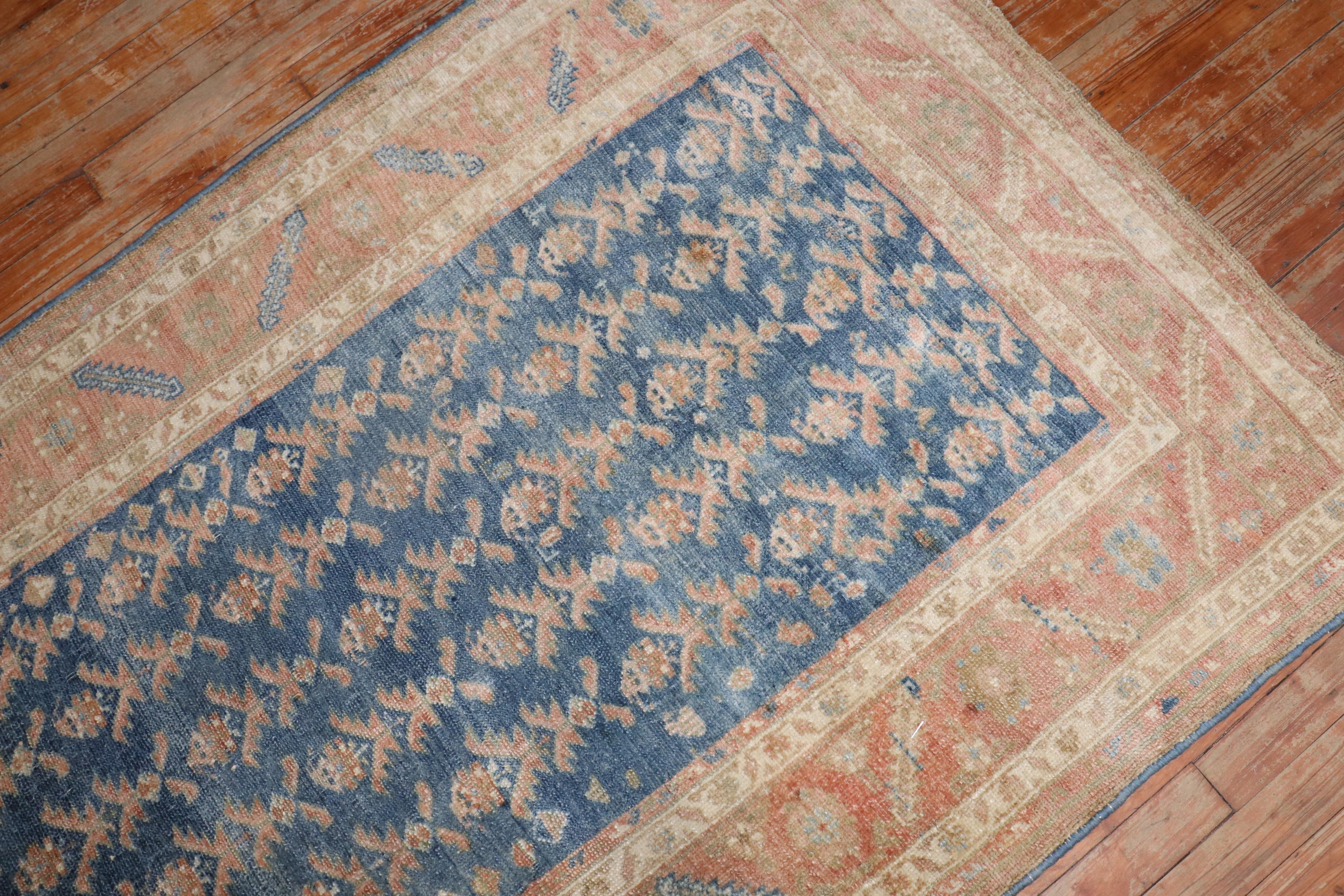 20th Century Zabihi Collection Persian Wide Long Vintage Runner For Sale