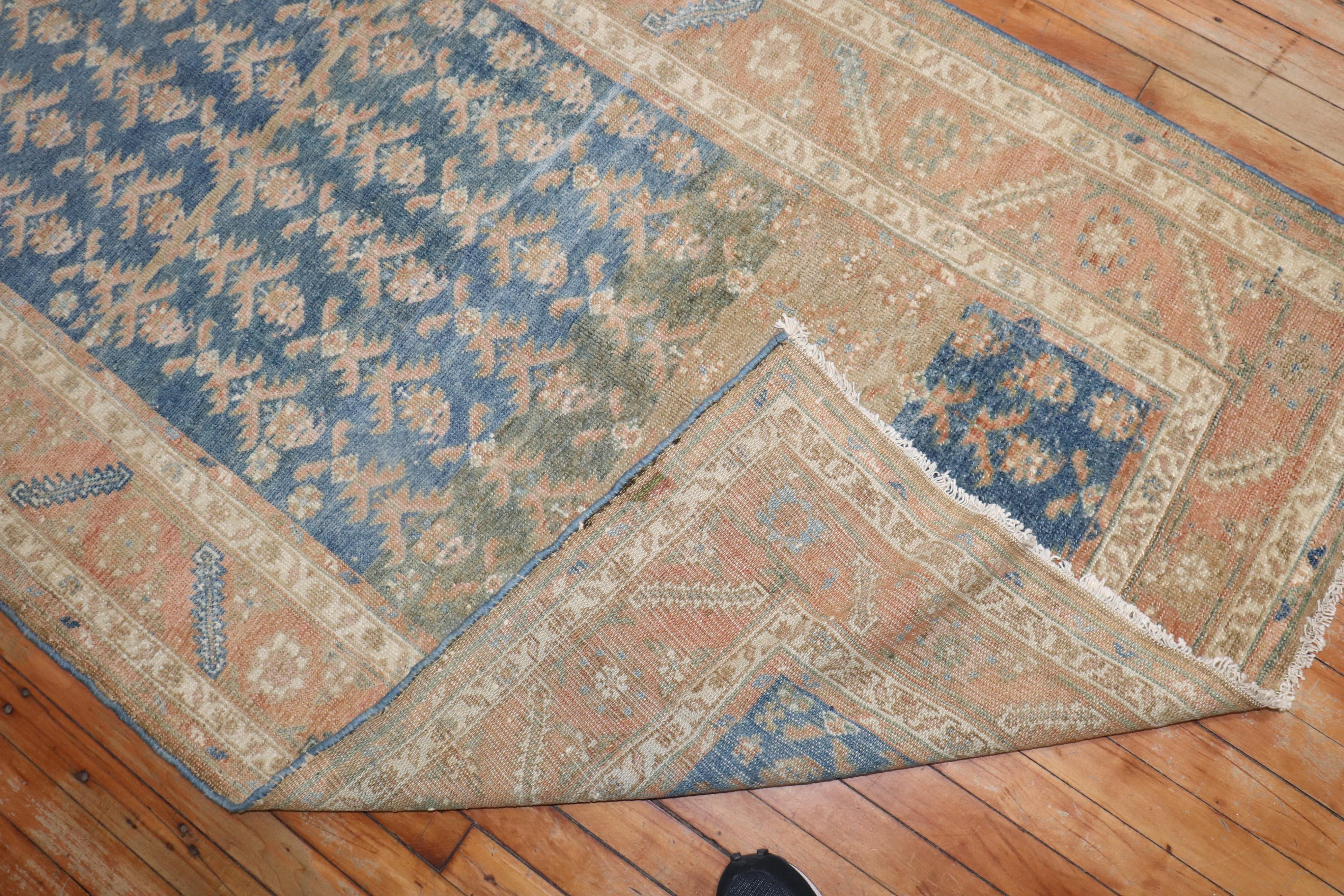 Zabihi Collection Persian Wide Long Vintage Runner For Sale 2