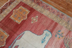 Zabihi Collection Pictorial Lion Deer Animal Rare Gallery Size Rug