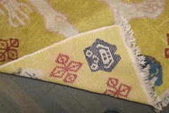 Zabihi Collection Pictorial Skeleton Vintage Tibetan Rug, 20th Century