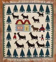 Zabihi Collection Pictorial Turkish Kilim
