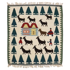 Kilim turc pictural de la collection Zabihi