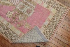 Tappeto Zabihi Collection'S Rosa Vintage Khotan