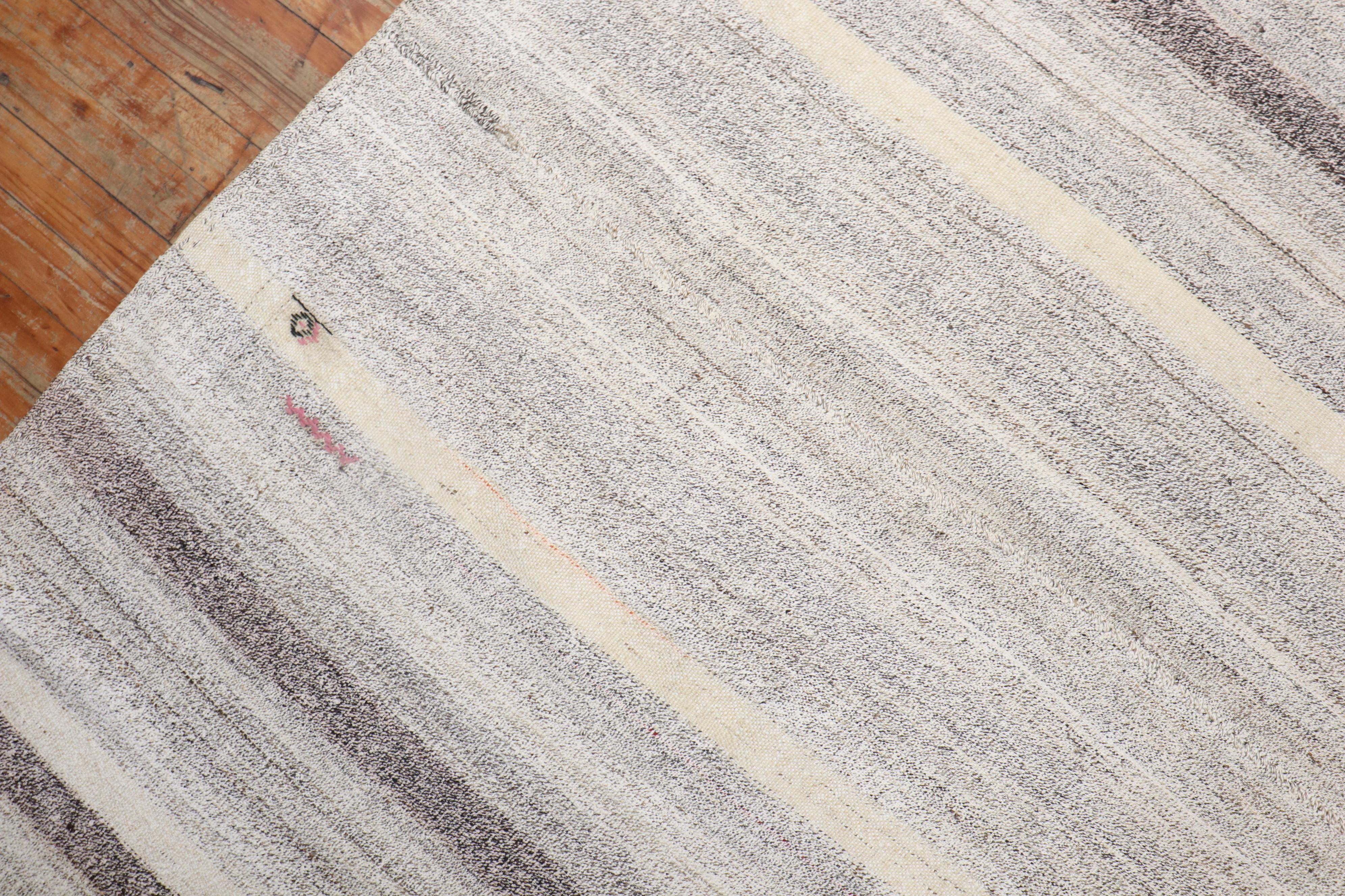 un tessuto piatto turco astratto della metà del XX secolo.

Dettagli
rug no.	r5897
dimensione	7' 5