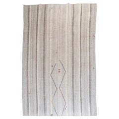 Kilim turc primitif gris abstrait de la collection Zabihi