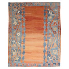 Zabihi Collection Primitive Abstract Room Size Kilim turc Zabihi Collection Primitive Abstract Room Size Kilim turc