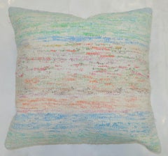 Zabihi Collection Rag Rug Turkish Pillow