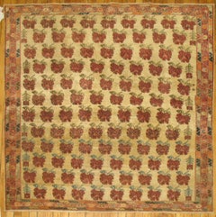 Zabihi Collection Rare Antique Caucasian Kuba Square Rug
