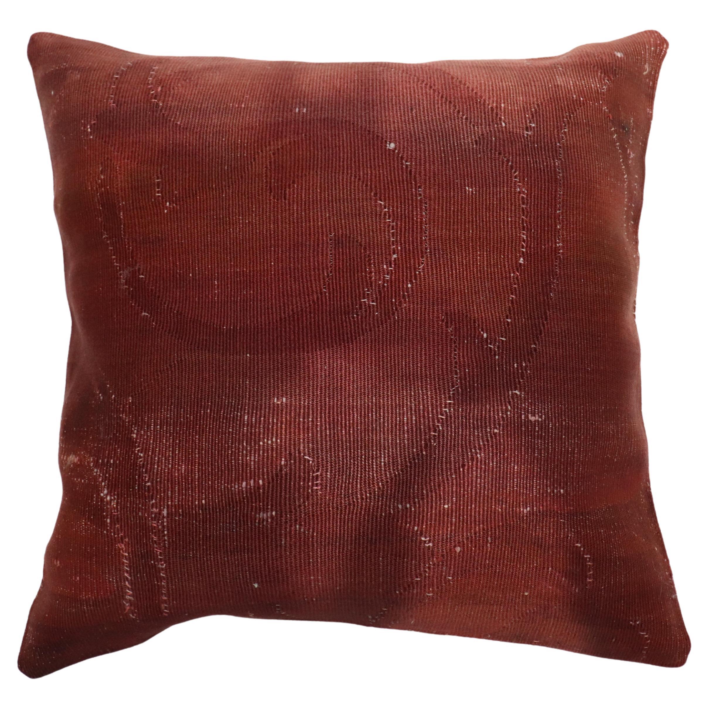 Authentic stand-alone pillow made from a 19th century French Aubusson rug

Measures: 16