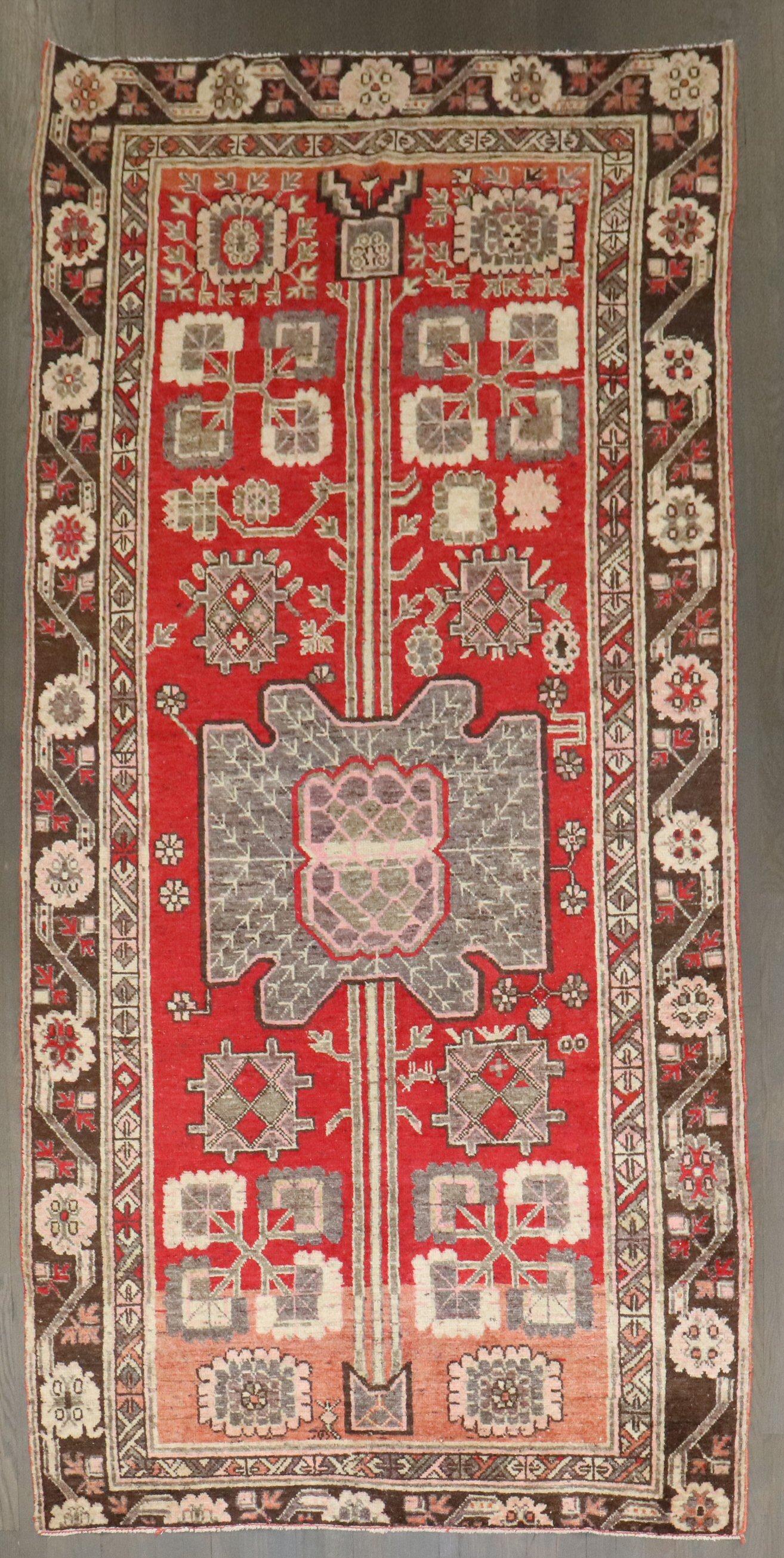 Colección Zabihi Alfombra Khotan Samarkanda Roja Turquestano oriental en venta