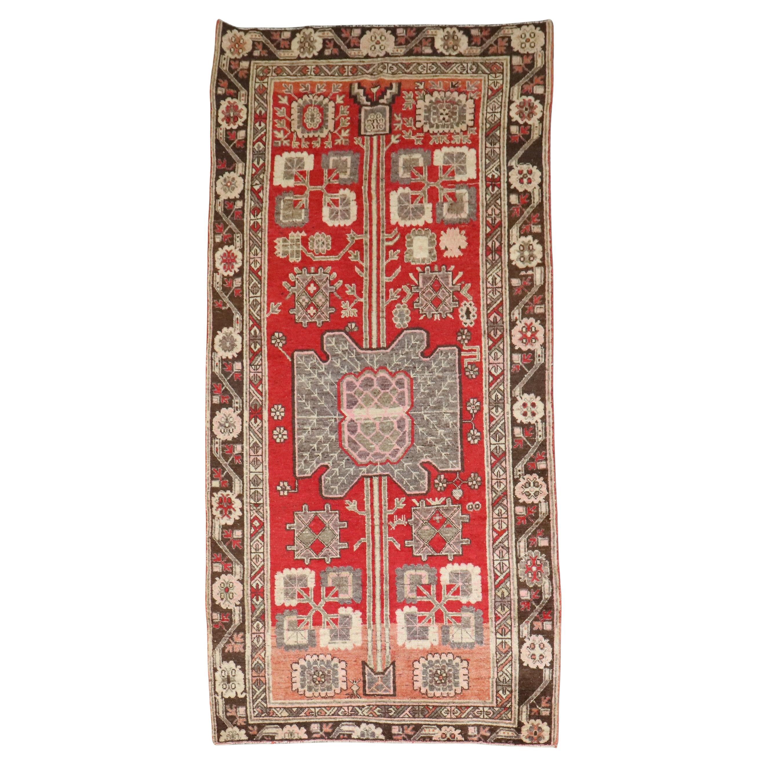 Zabihi Collection Red Khotan Samarkand Rug