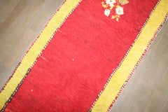 Zabihi Collection Red Narrow Turkish Floral Runner
