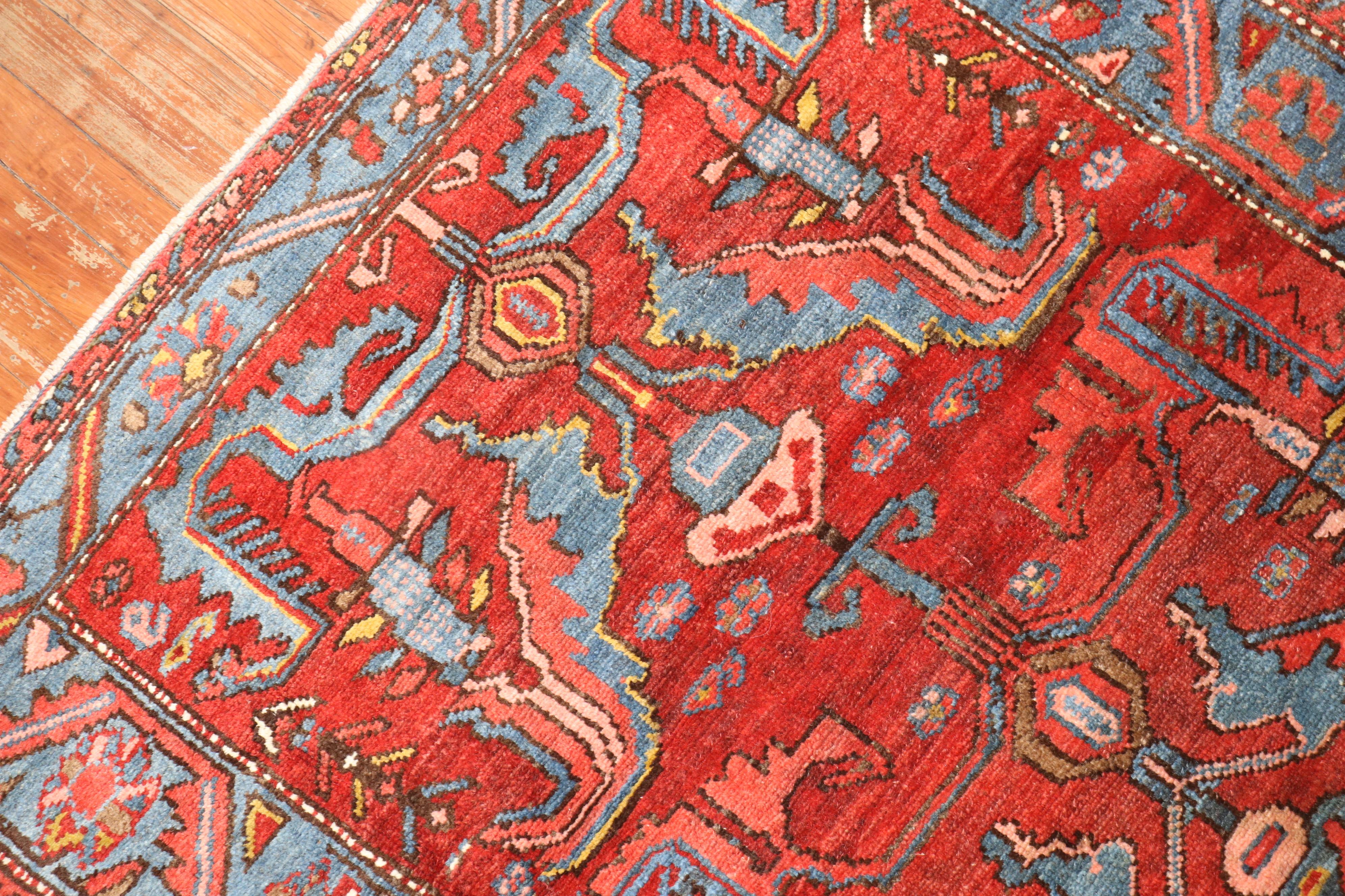 20th Century Zabihi Collection Red Persian  Malayer Rug For Sale