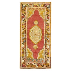 Tapis vintage turc d'Anatolie rouge de la collection Zabihi