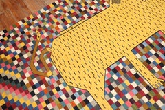 Zabihi Collection Rhinoceros Persian Kilim