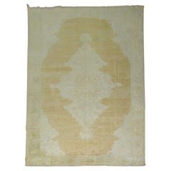 Zabihi Collection Rich Antique Turkish Silk Cotton Rug