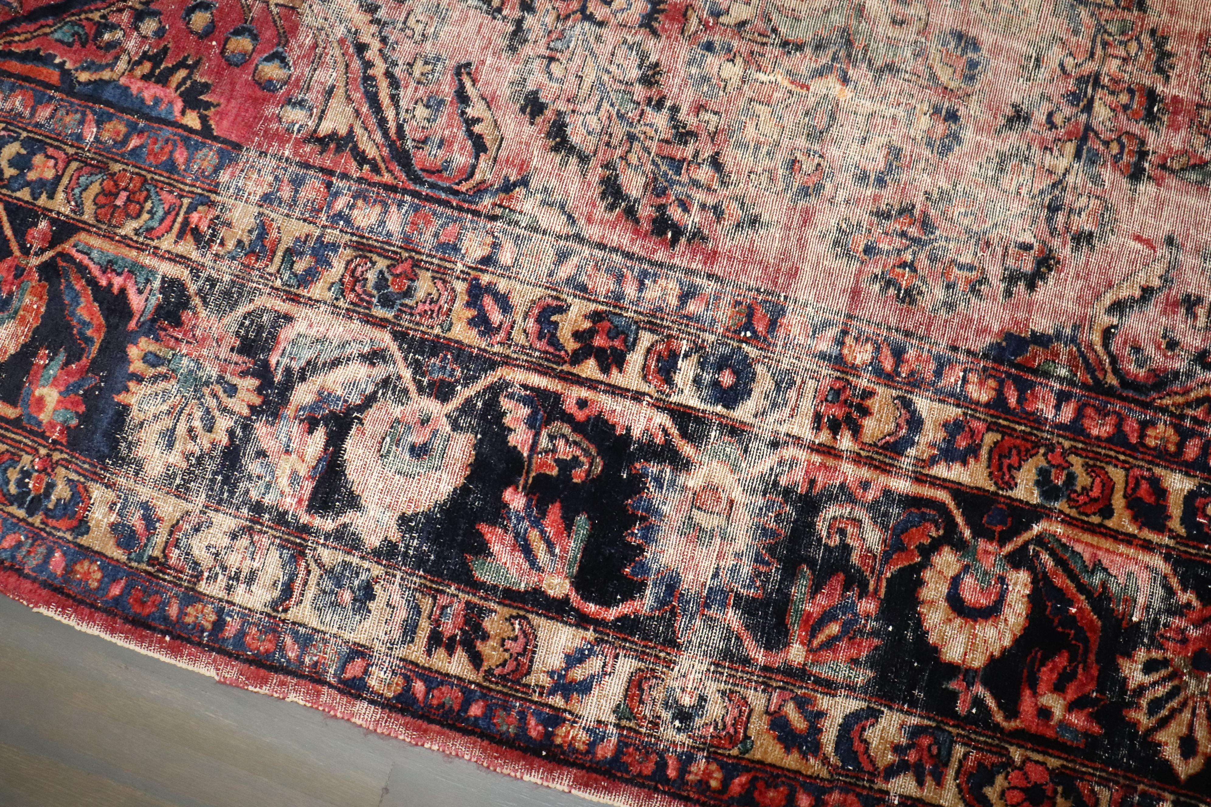 Zabihi Kollektion Room Size Persischer Distressed Teppich im Used-Look im Angebot 7