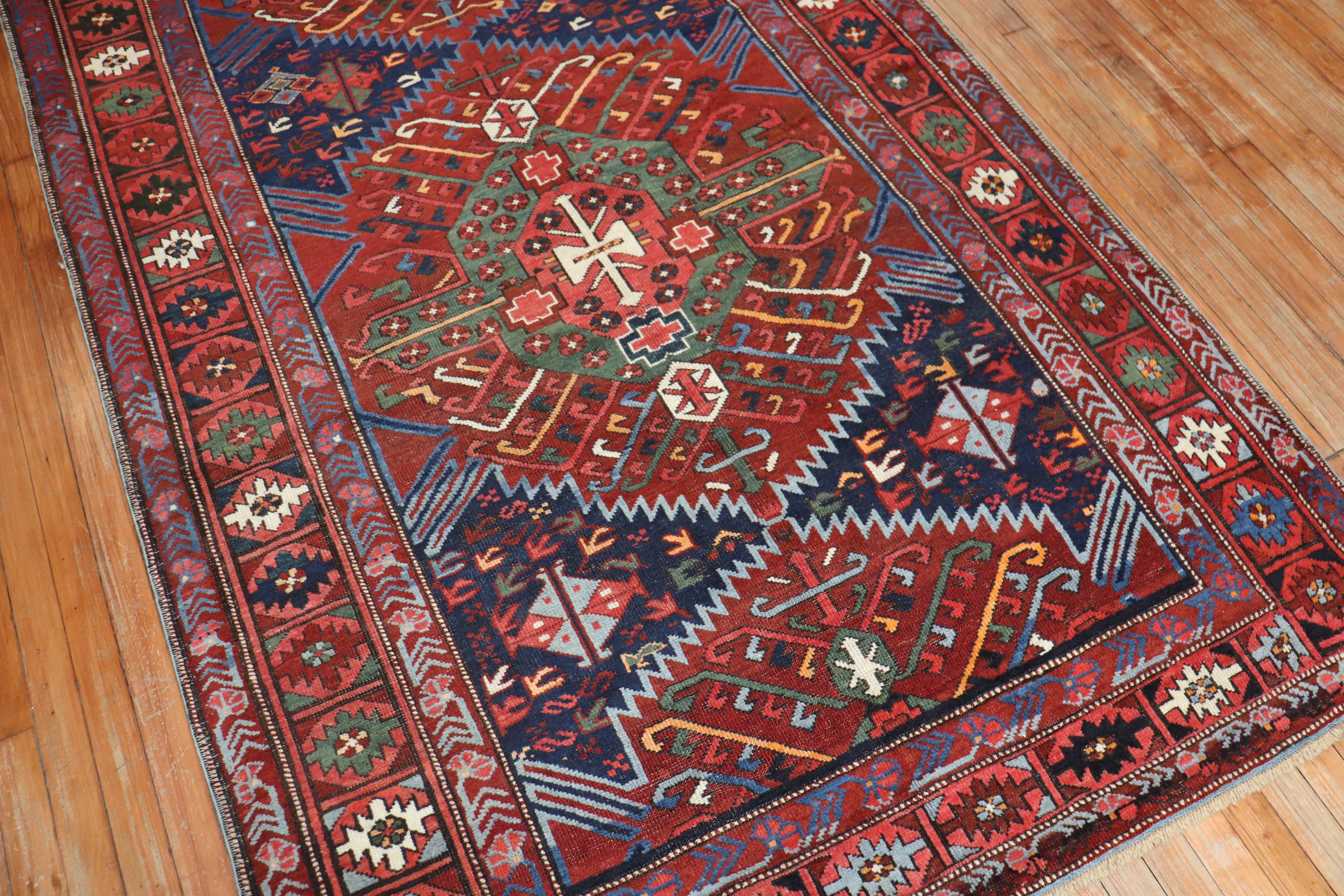 Caucasien Tapis de galerie ancien russe Zeychour Collection Zabihi en vente