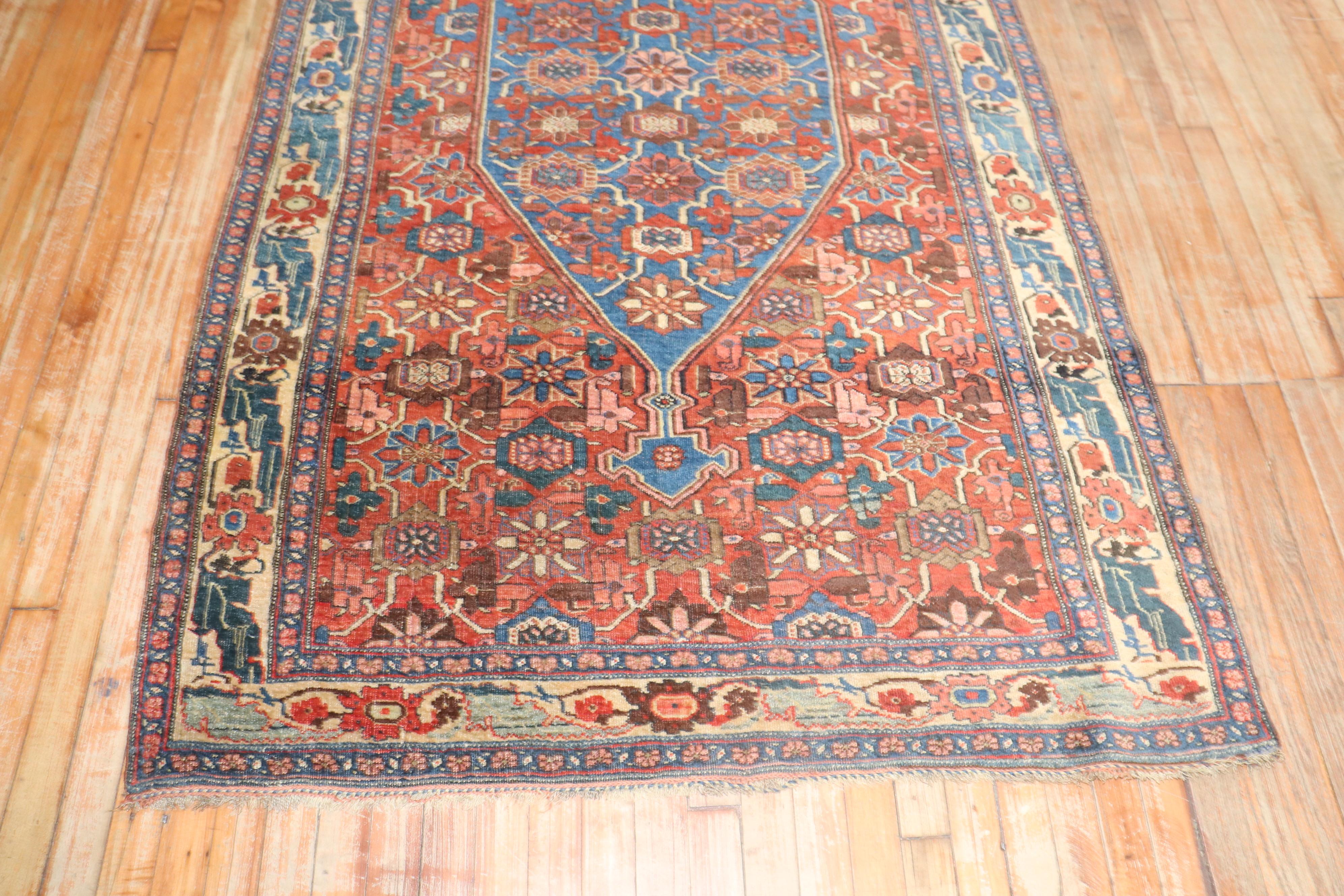 Rustico Tappeto Zabihi Collection Rustic Antique Persian Bidjar in vendita