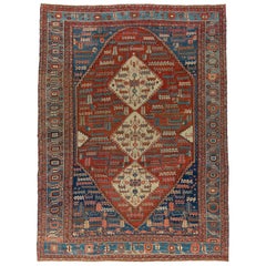 Zabihi Collection Rustic Bakshaish Tribal Room Size Rug