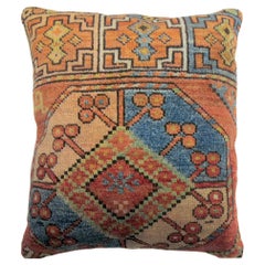 Oreiller en tapis afghan tribal rustique de la Collection Zabihi