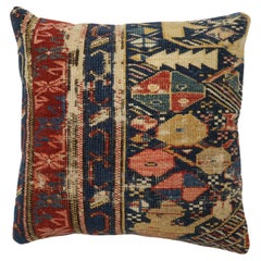 Zabihi Collection Small 19th Century Caucasian Rug Pillow